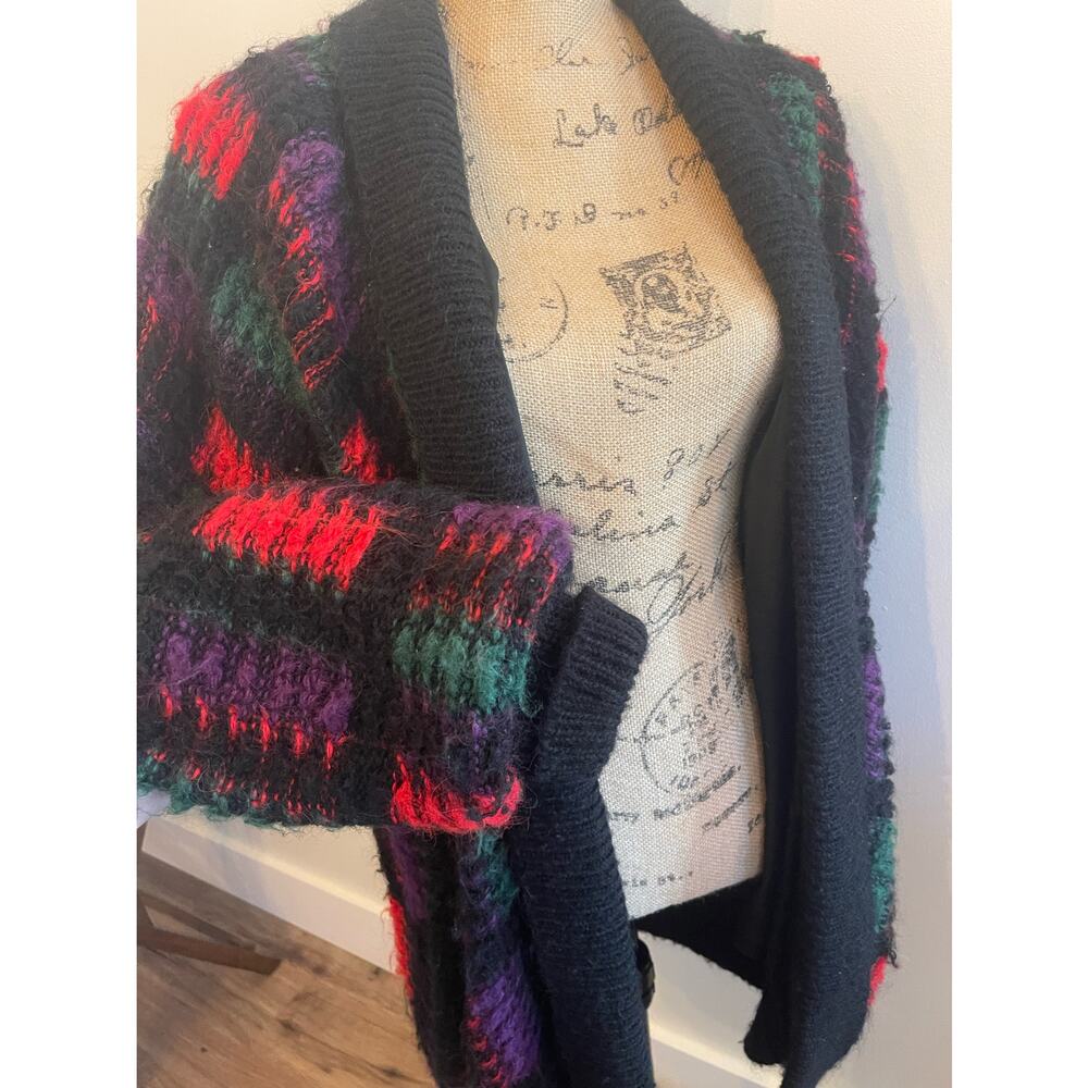 Vintage Carducci Cardigan Multicolor Size Small - Picture 3 of 4